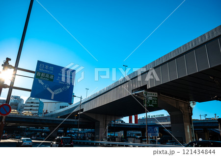 上野駅前周辺の国道と首都高速 2024.11　a-4 ライトカラー 121434844