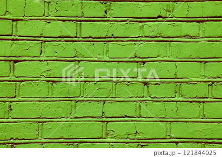 Smooth brickwork, changed colors, carp background in soft pastel colors.  121844025