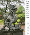 Dragon sculpture in Imperial City in Hue, Vietnam 122076687