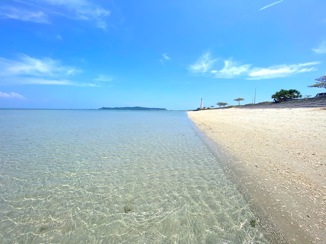 海中道路　干潟　海