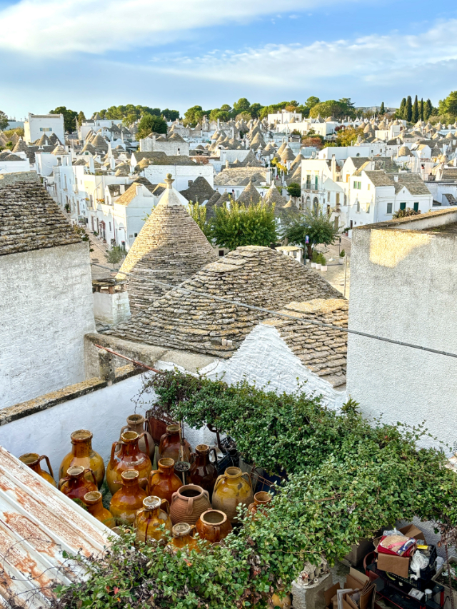 世界遺産の住む人々のいるアルベロベッロ