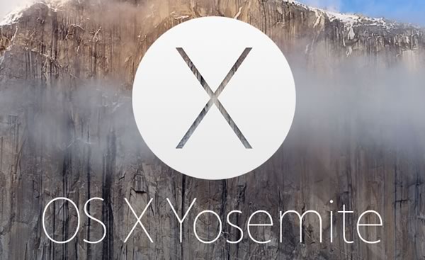 ｢OS X Yosemite｣と｢OS X Mavericks｣のUIの変化を比較した画像