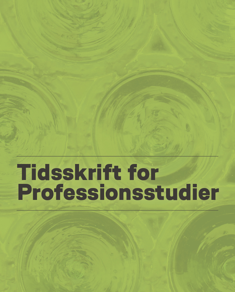 Tidsskrift for Professionsstudier