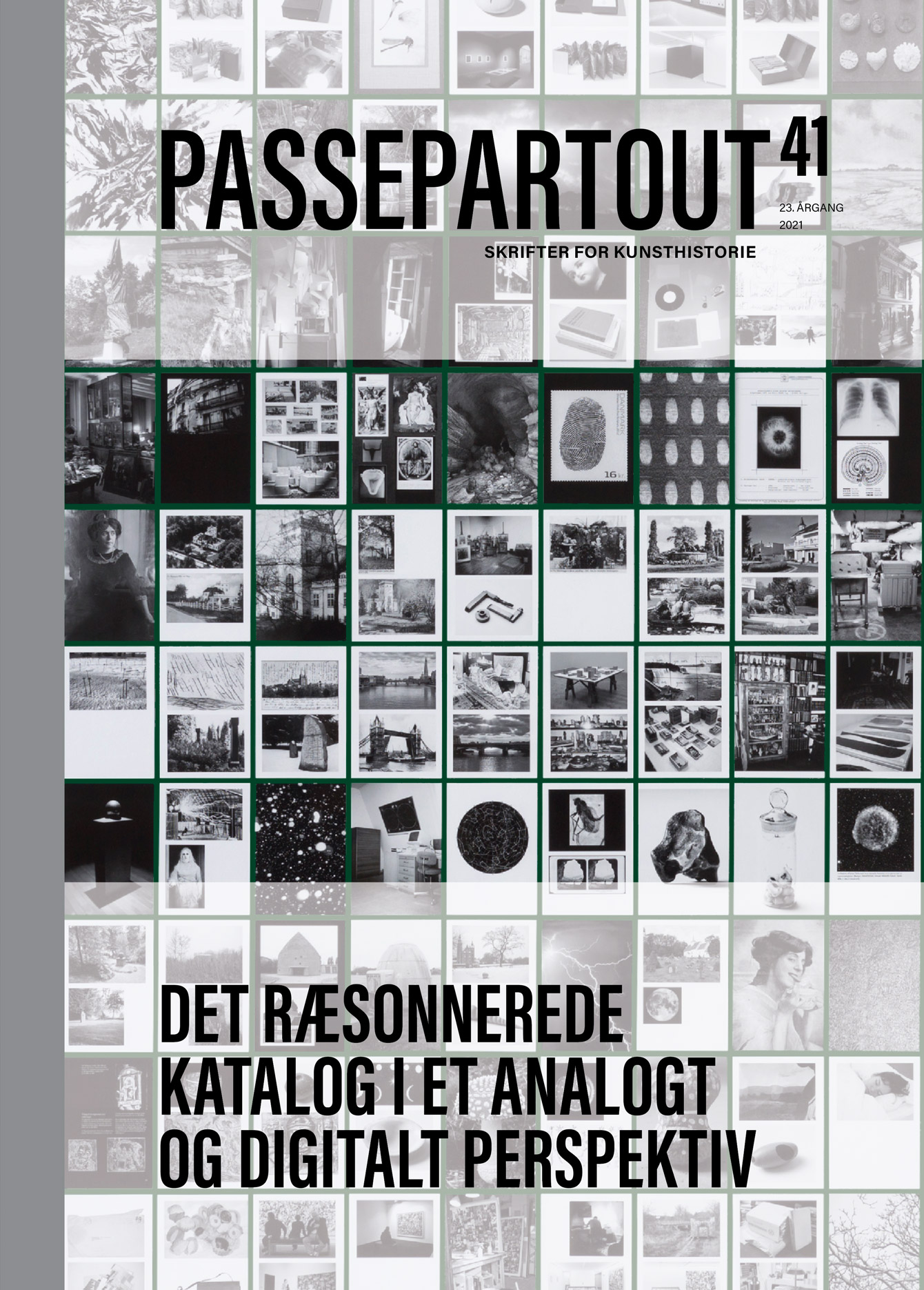 Forside af Passepartout 41: Det ræsonnerede katalog iet analogt og digitalt perspektiv