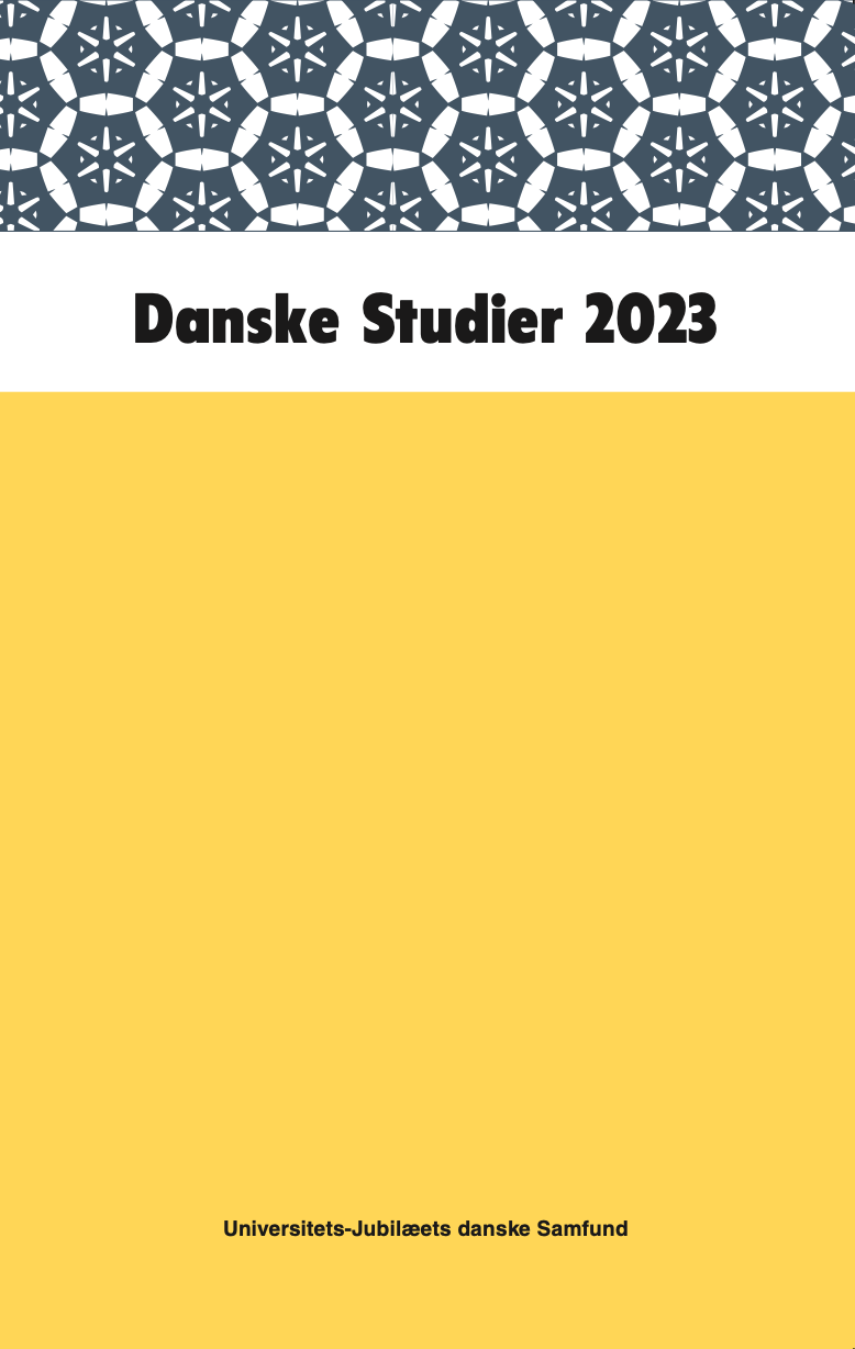 Forside for Danske Studier fra 2023.