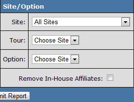 Site/Option Menus