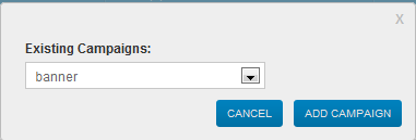 Choosing an Existing Campaign