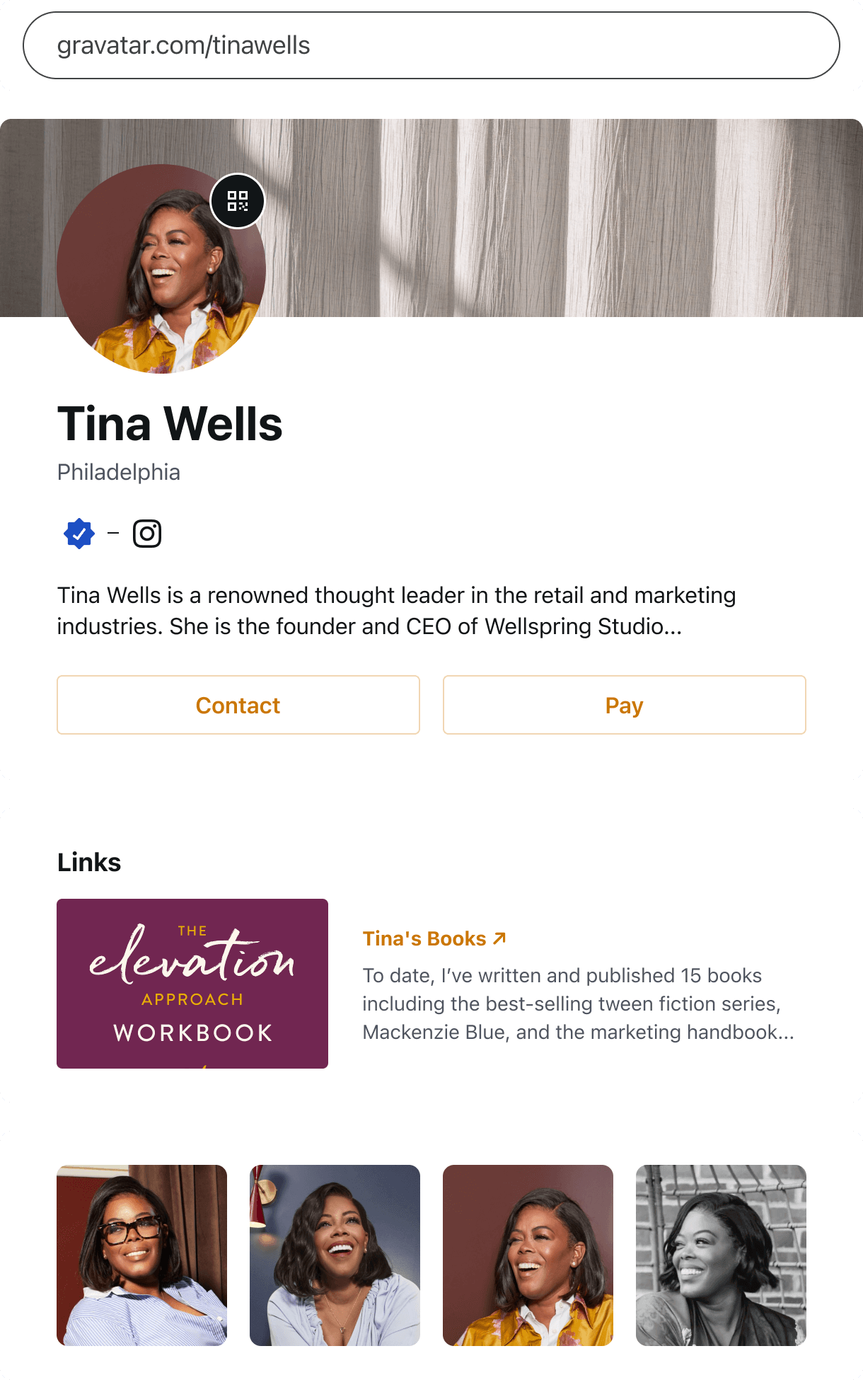 Tina Wells profili