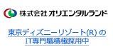 東京ディズニーリゾート(R) のIT専門職積極採用中