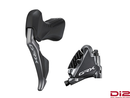 Shimano (シマノ) GRX Di2 Jキット ST-RX815-L 左レバー/BR-RX810-R DISCキャリパー リア用 1700mmホース セット