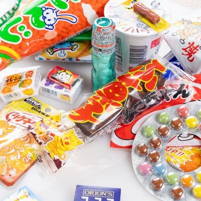 お菓子の詰め合わせの素材