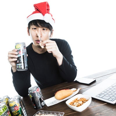 クリスマスに改修作業をするエンジニアの唯一の喜びの写真