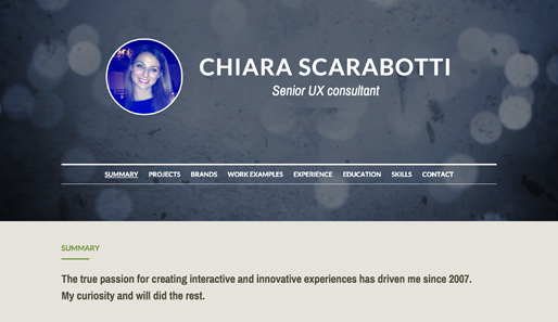 Chiara Scarabotti's Personal Website