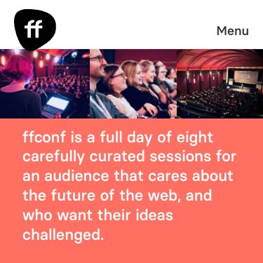 Screenshot of https://ffconf.org/