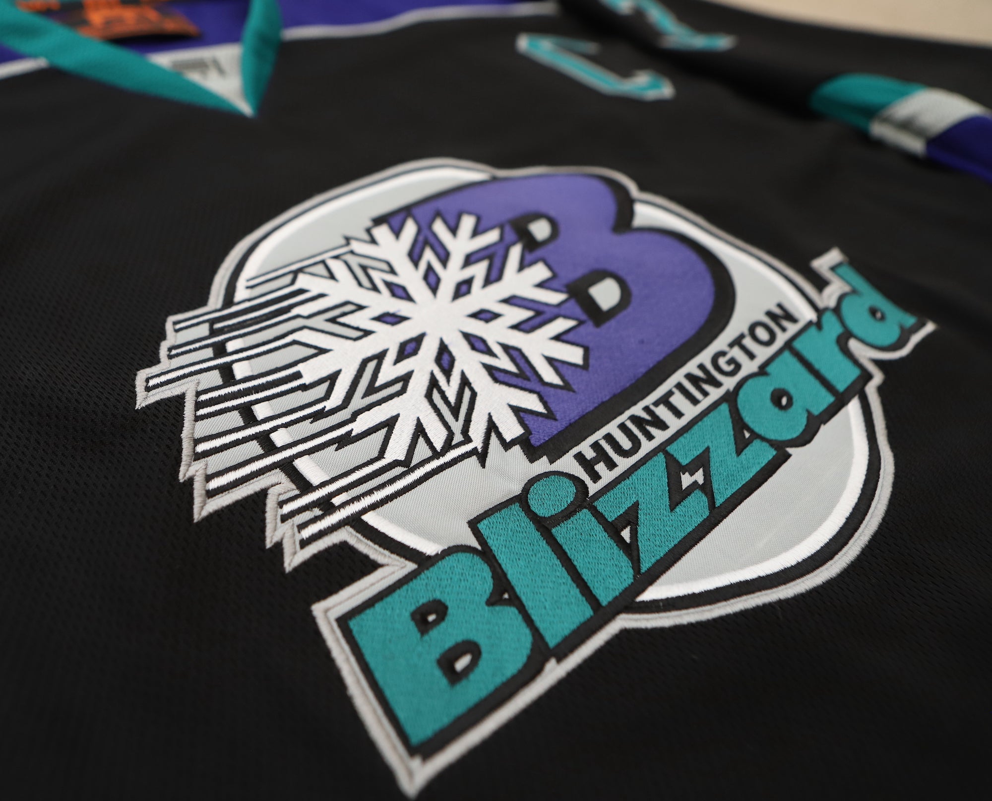 Huntington Blizzard™ Black Jersey (CUSTOM - PRE-ORDER)