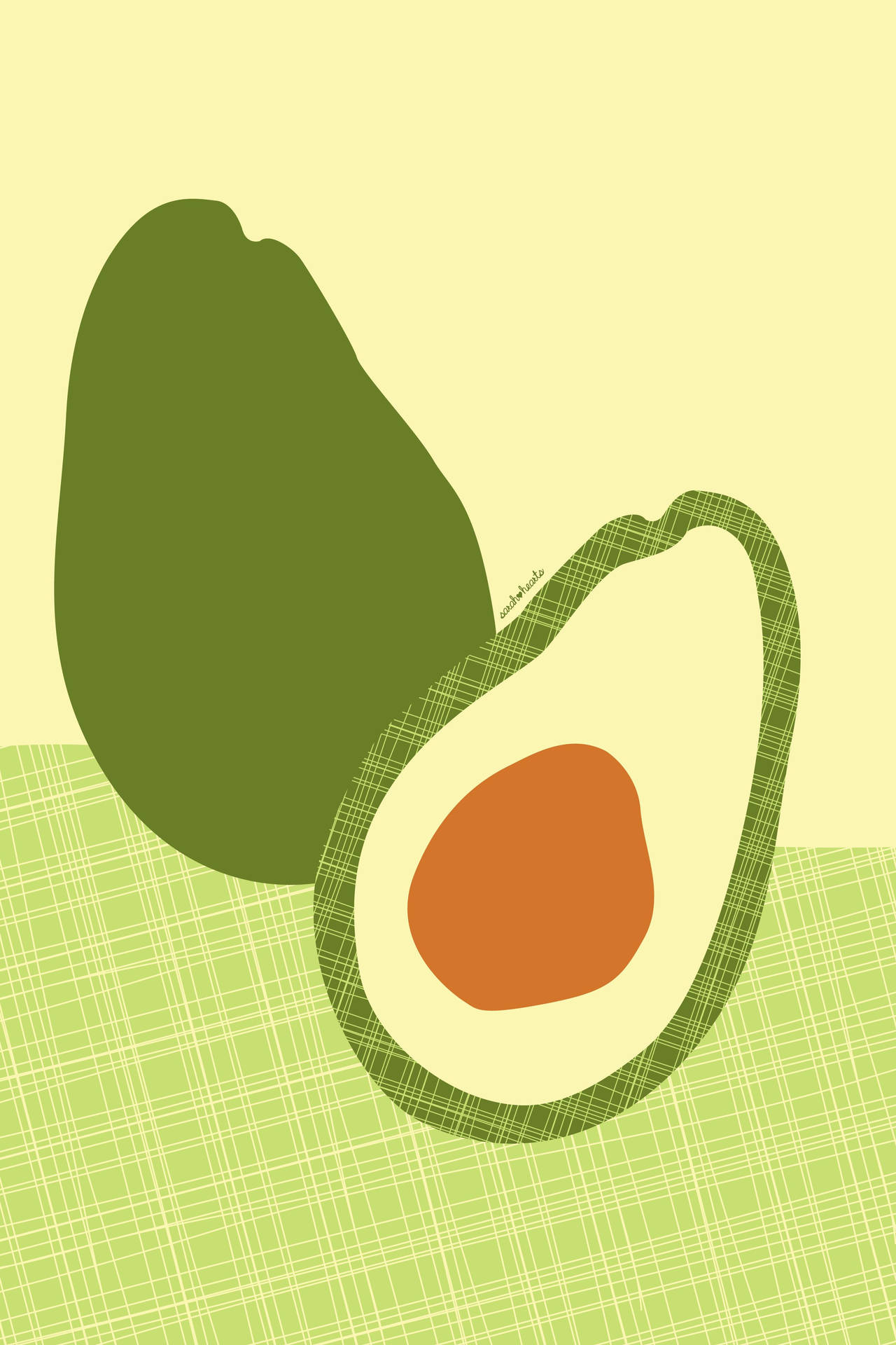 Avocado Wallpaper