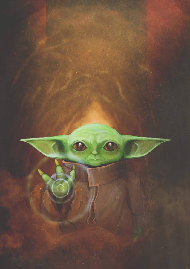 Bebê Yoda Papel de Parede