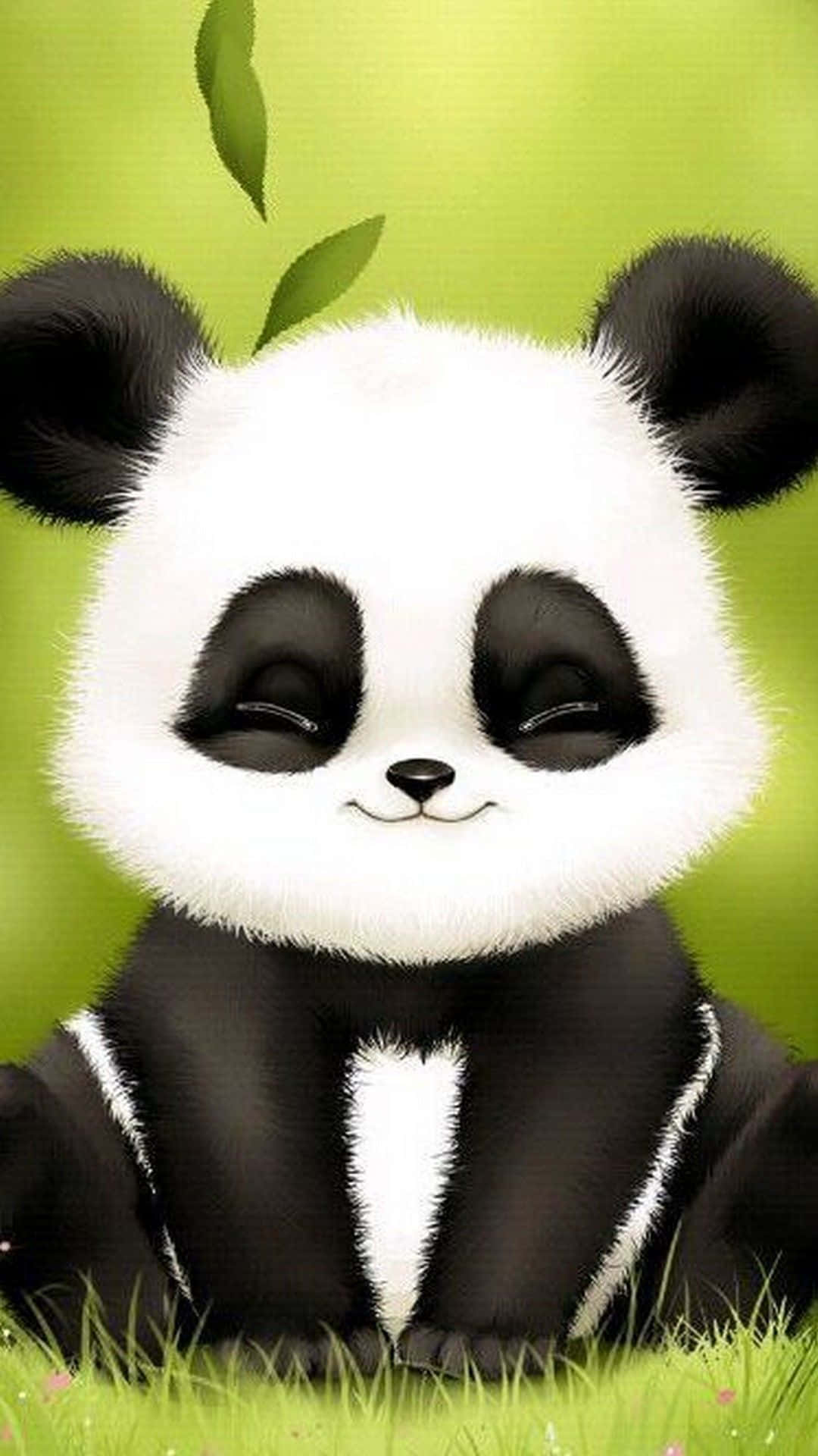 Girly Panda Wallpaper