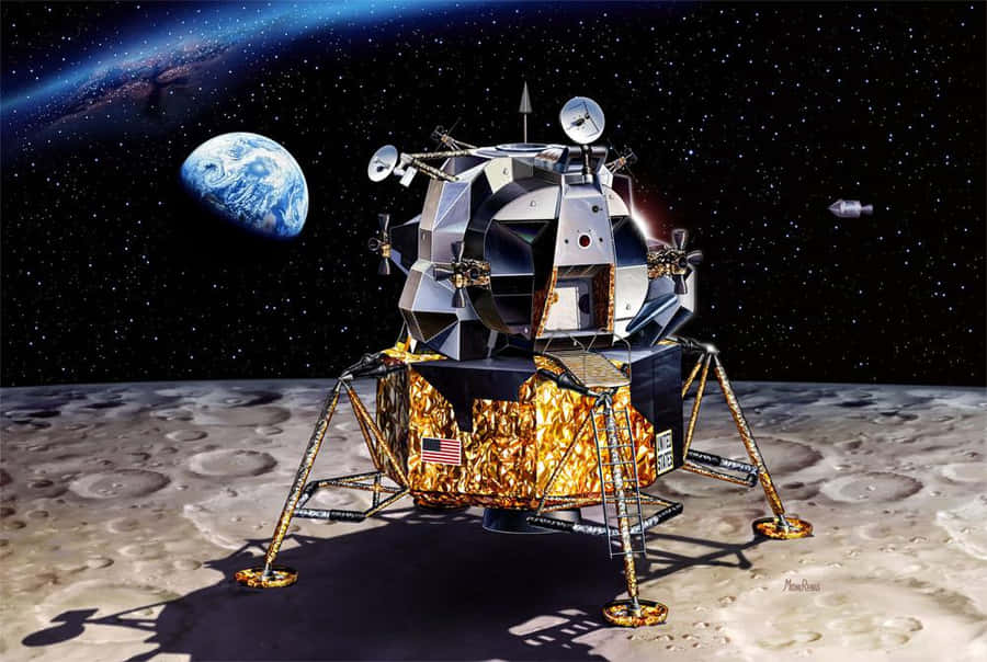 Lunar Module Wallpaper