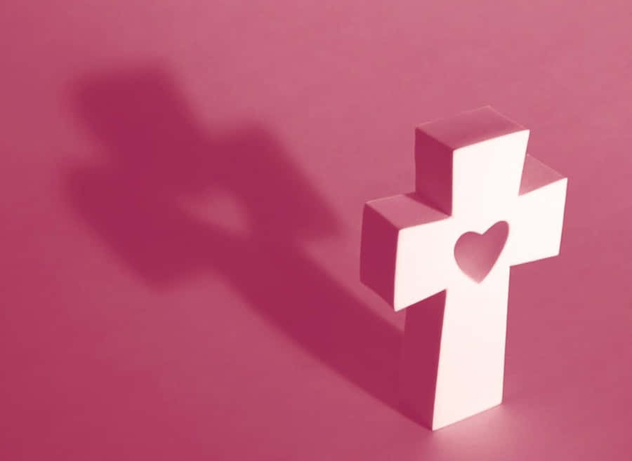 Pink Cross Wallpaper