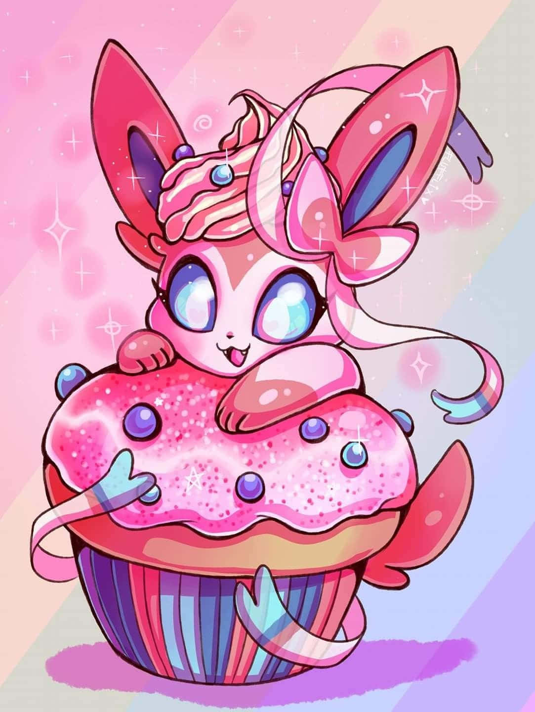 Cute and Adorable Sylveon Wallpaper