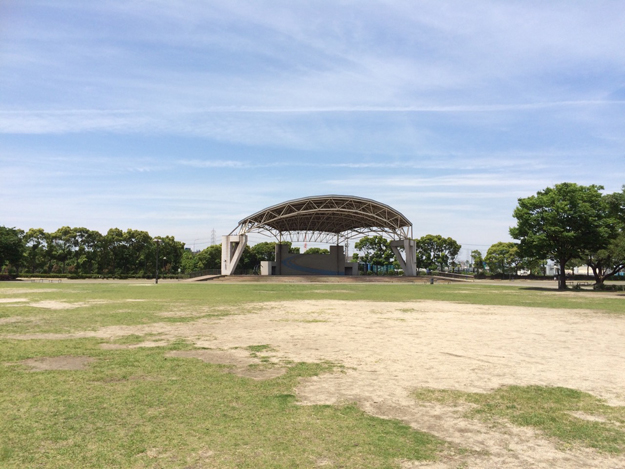 東海市の元浜公園の感想…遊具が少ないが水遊びが可能