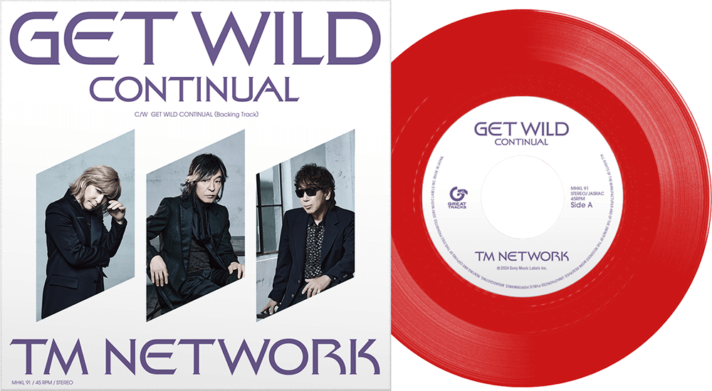 TM NETWORK「Get Wild Continual」7インチアナログ盤