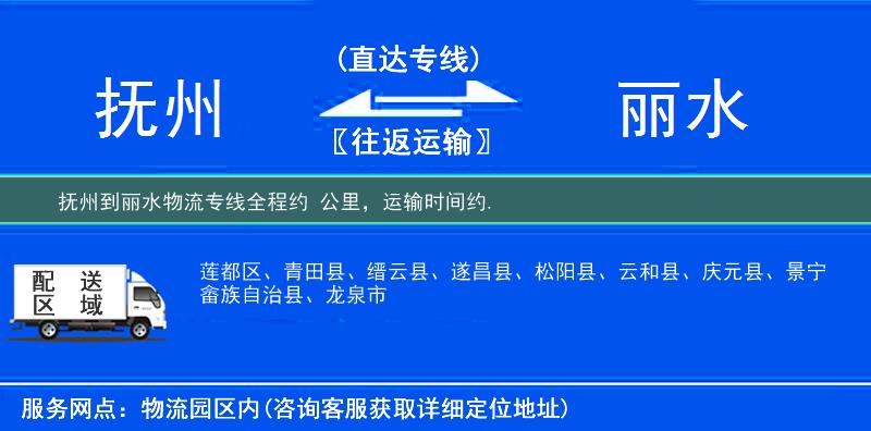 抚州到物流专线