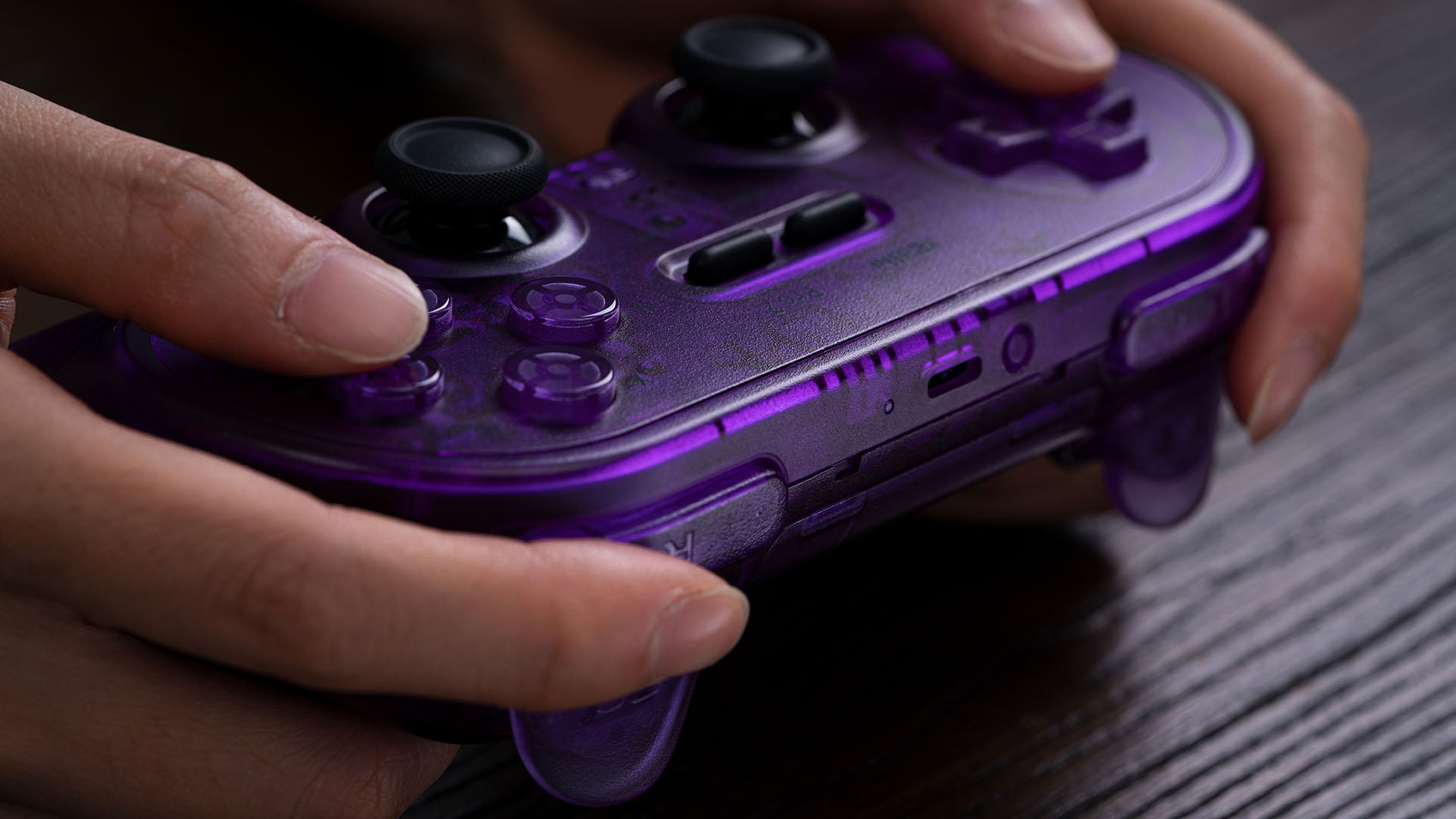 Pro 2 Bluetooth gamepad -Transparent Purple