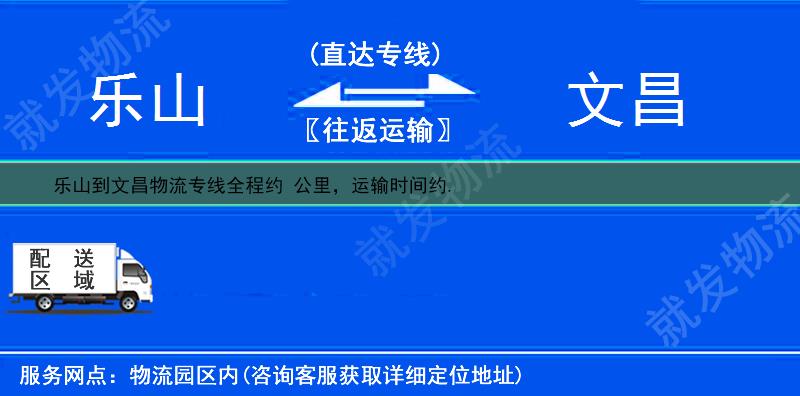 乐山井研县到文昌多少公里