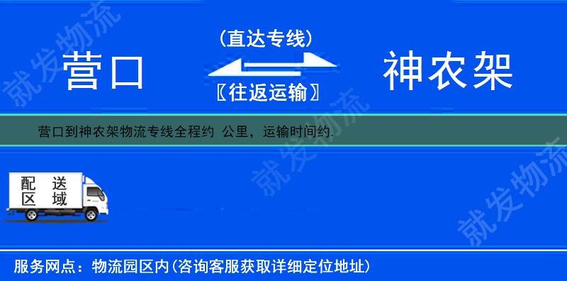 营口到神农架多少公里