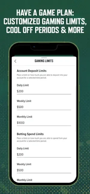 Caesars Sportsbook gaming limits