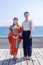 連続テレビ小説『あんぱん』クランクインを迎えた（左から）今田美桜、北村匠海