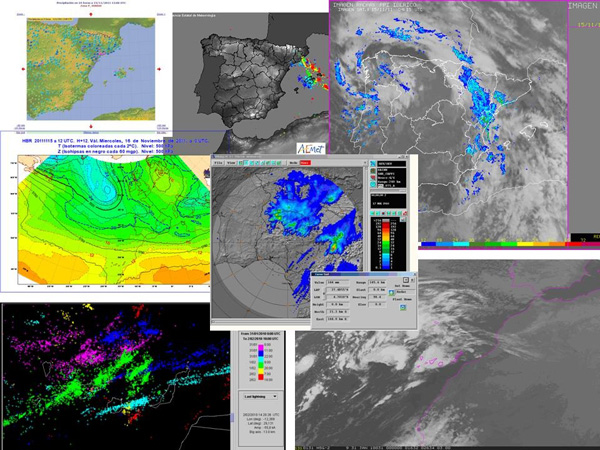 Ejemplos de herramientas utilizadas en el proceso de predicción meteorológica