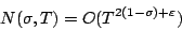 \begin{displaymath}
N(\sigma,T) = O(T^{2(1-\sigma)+\varepsilon})
\end{displaymath}