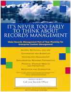 It's Never Too Early to Think about Records Management