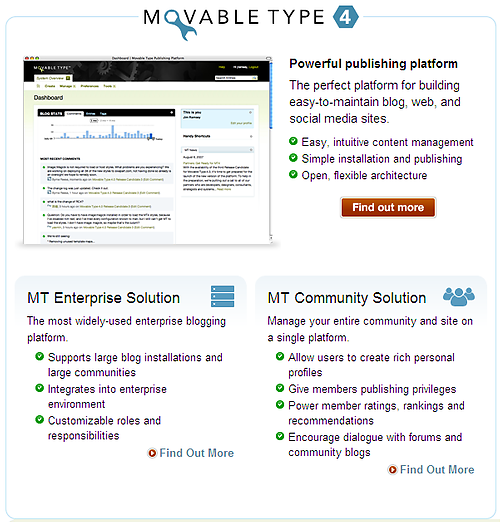 Movable Type Community Solution（MTCS)