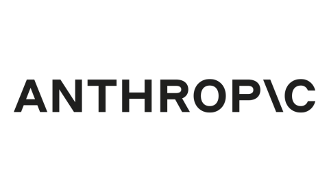 anthropic company logo on transparent background