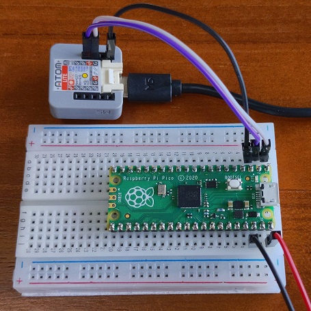 Double Pico ! ATOM Lite as a Serial Converter to Pi Pico