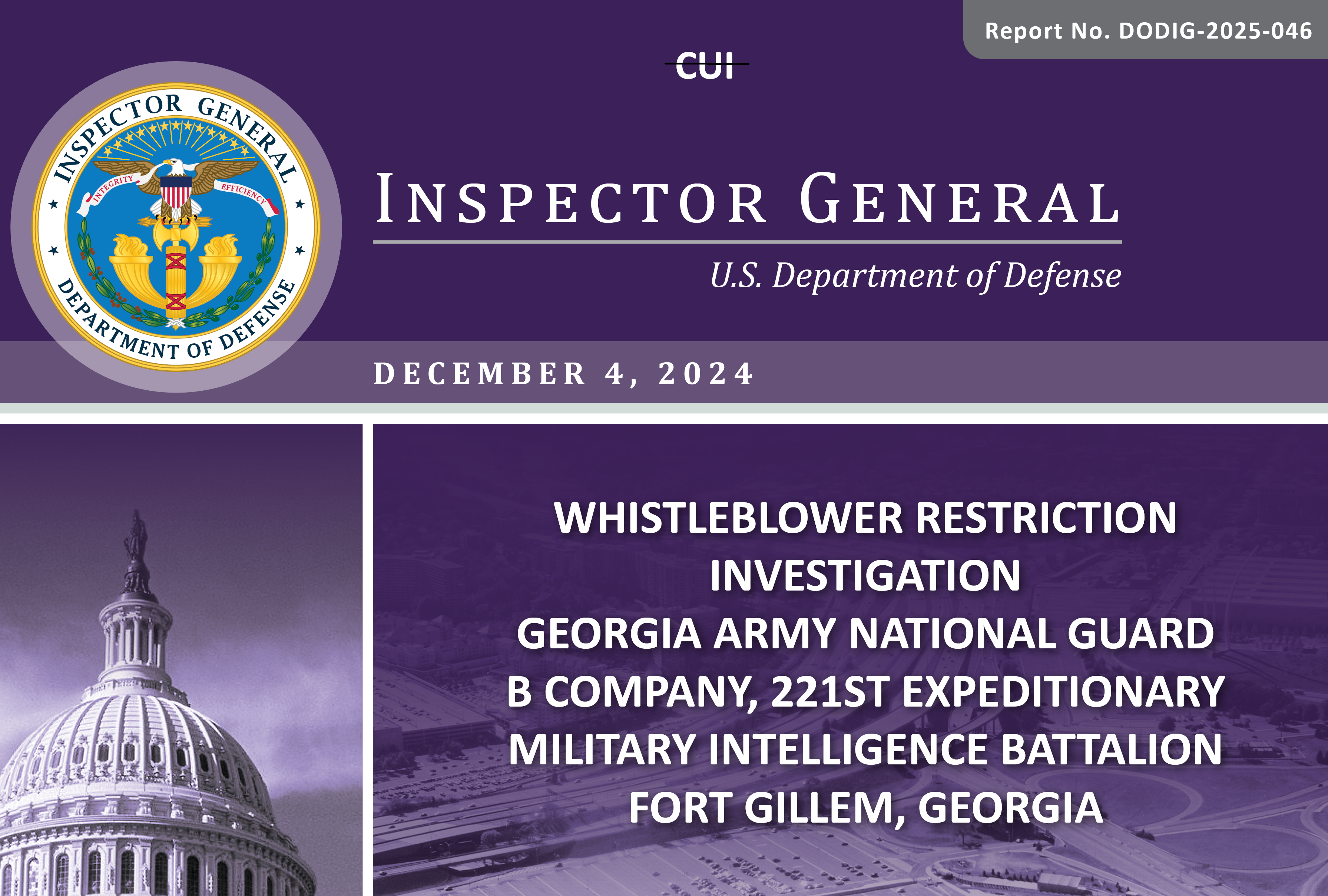 Whistleblower Restriction Investigation 