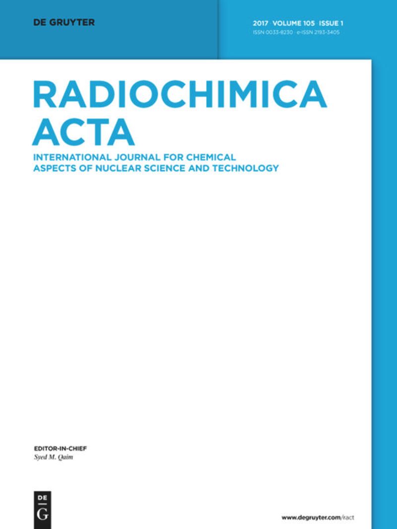 journal: Radiochimica Acta