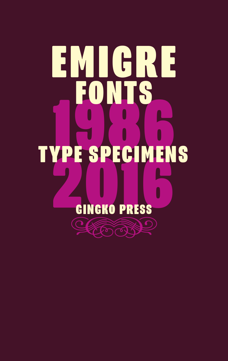 Emigre Fonts Book