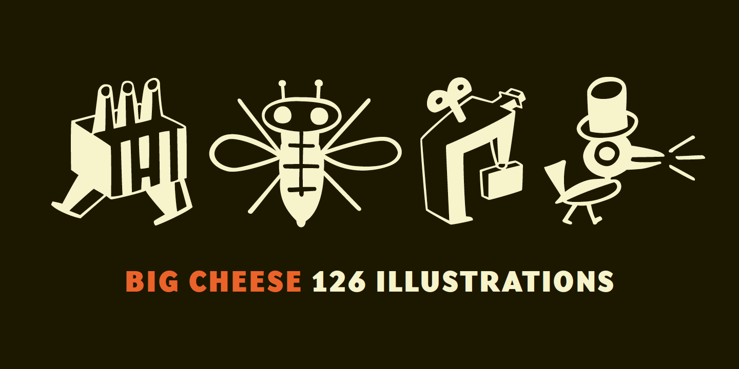 Big Cheese Font Sample 0