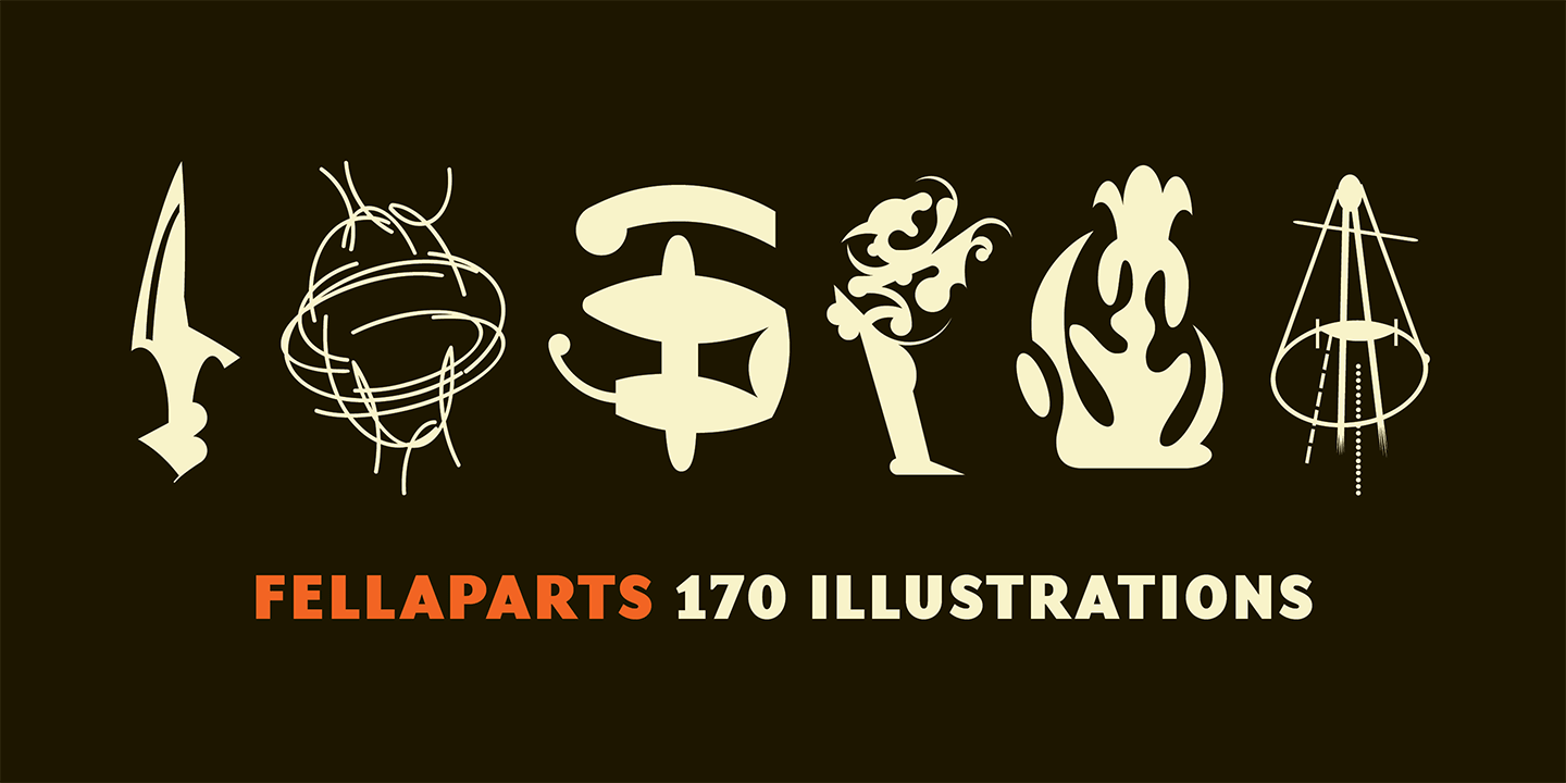 FellaParts Font Sample 0