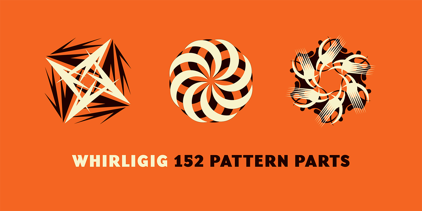 Whirligig Font Sample 0