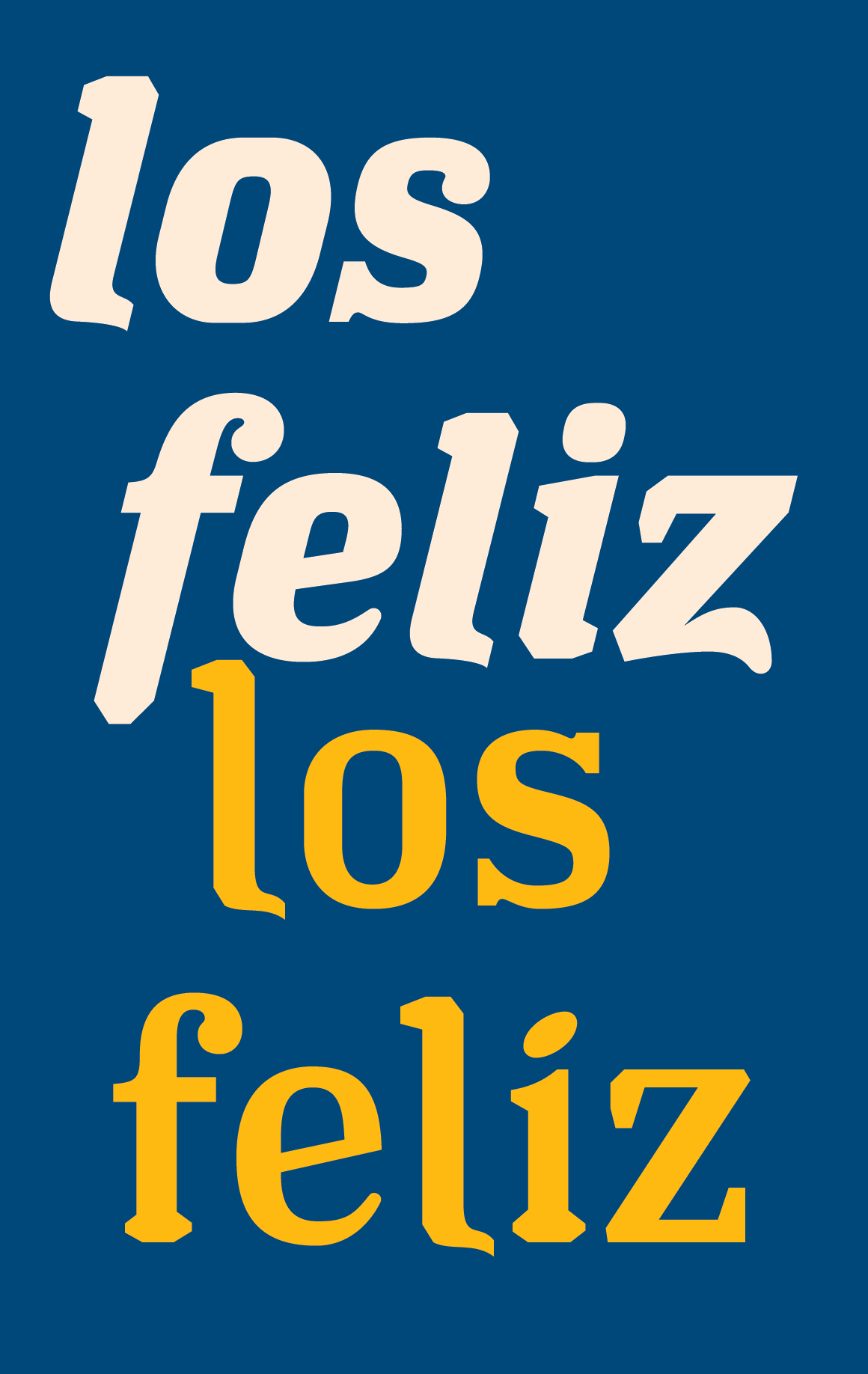 Los Feliz Font Specimen Catalog