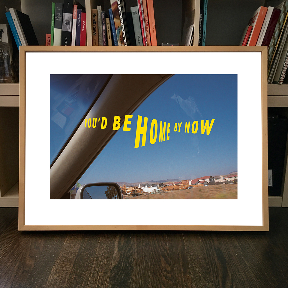 Print by Rudy VanderLans You’d be Home by Now (Digital Print) - 1