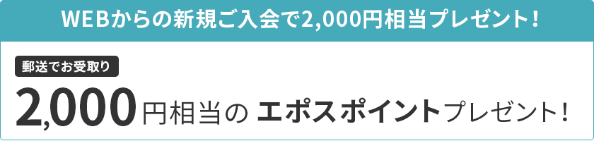 WEB̐VK2,000~v[gI