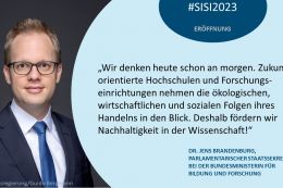 Bildzitat zum 6. BMBF-Symposium "Nachhaltigkeit in der Wissenschaft" 