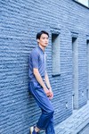 河内 智博さん - ジョン スメドレー(JOHN SMEDLEY)、クリスヴァンアッシュ(KRISVANASSCHE)｜原宿ストリートスナップ2